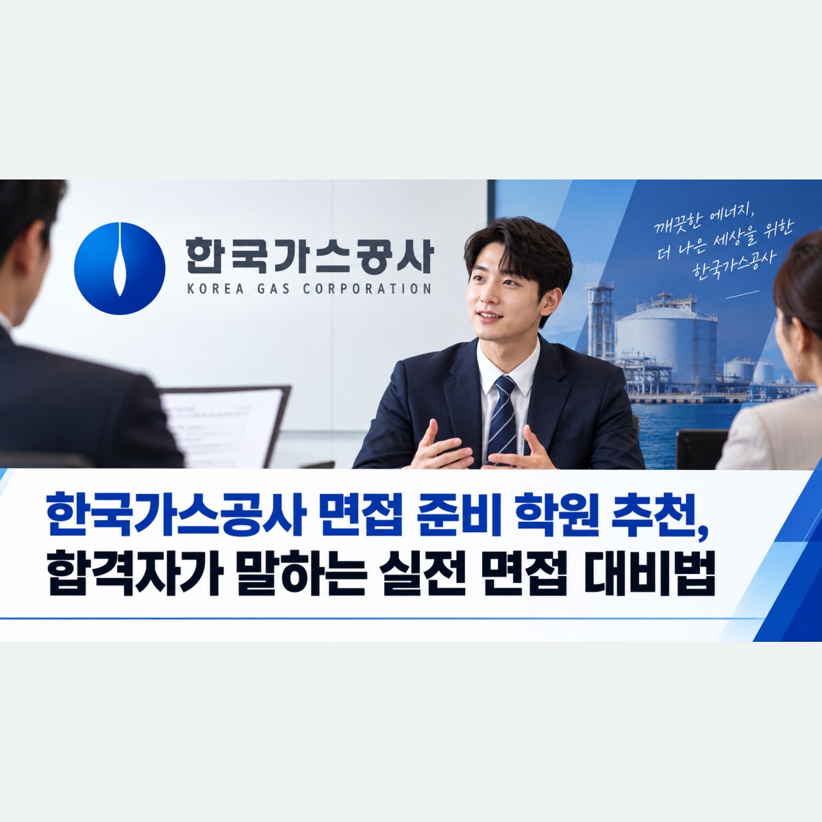 한국가스공사 면접 준비 학원 추천, 합격자가 말하는 실전 면접 대비법