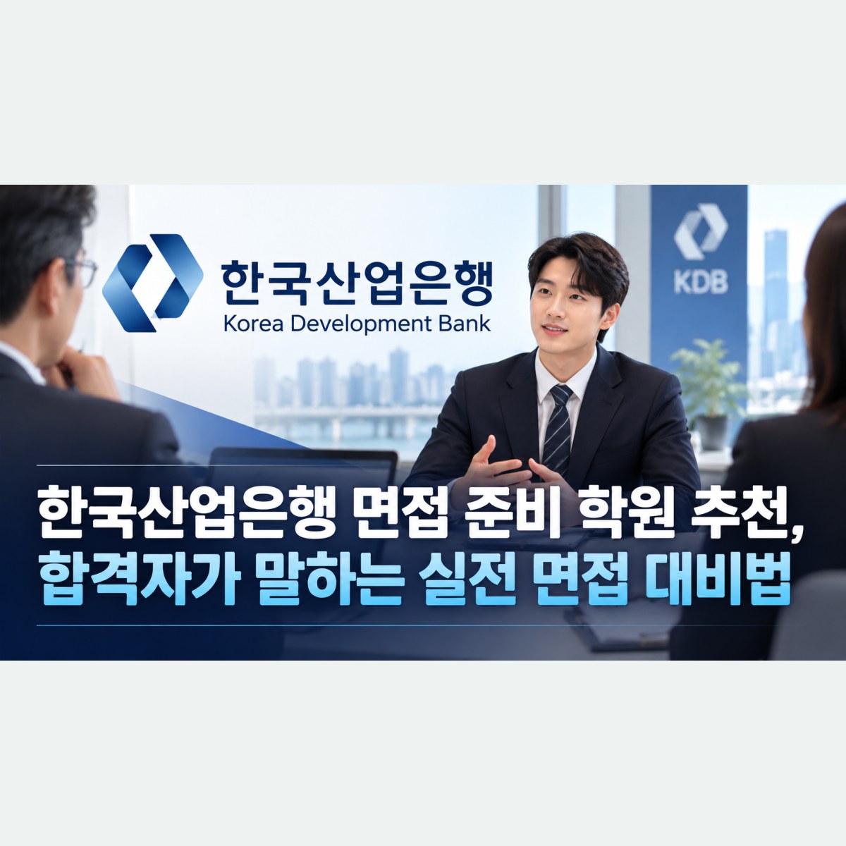한국산업은행 면접 준비 학원 추천, 합격자가 말하는 실전 면접 대비법
