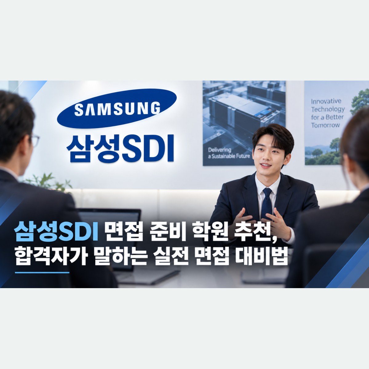 삼성SDI 면접 준비 학원 추천, 합격자가 말하는 실전 면접 대비법