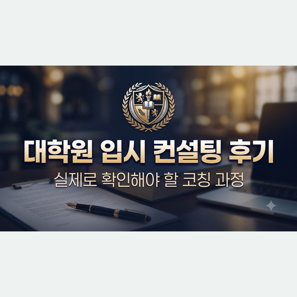 대학원 입시 컨설팅 후기, 실제로 확인해야 할 코칭 과정