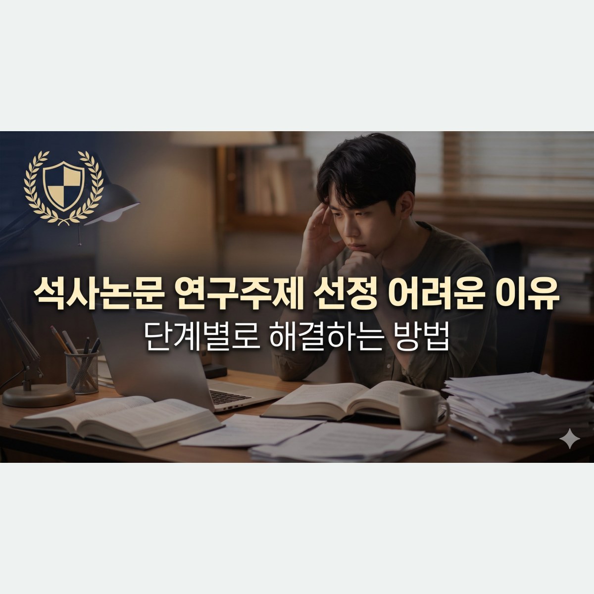 석사논문 연구주제 선정 어려운 이유, 단계별로 해결하는 방법
