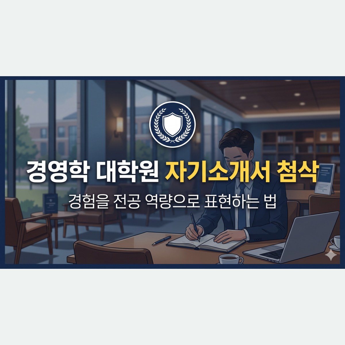 경영학 대학원 자기소개서 첨삭, 경험을 전공 역량으로 표현하는 법