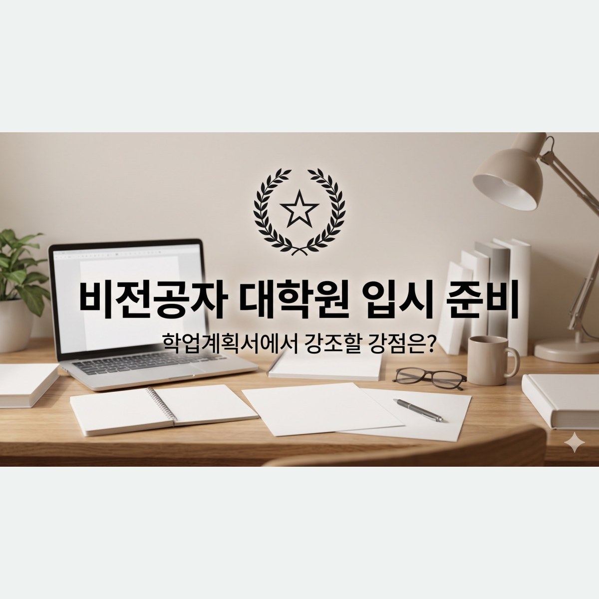 비전공자 대학원 입시 준비, 학업계획서에서 강조할 강점은?