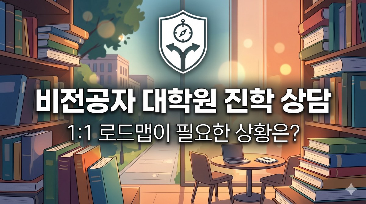 비전공자 대학원 진학 로드맵 인포그래픽