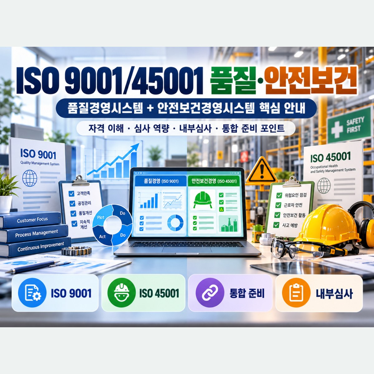 ISO 9001/45001 품질·안전보건, 개정 시점이 다른 두 규격을 어떻게 준비할까