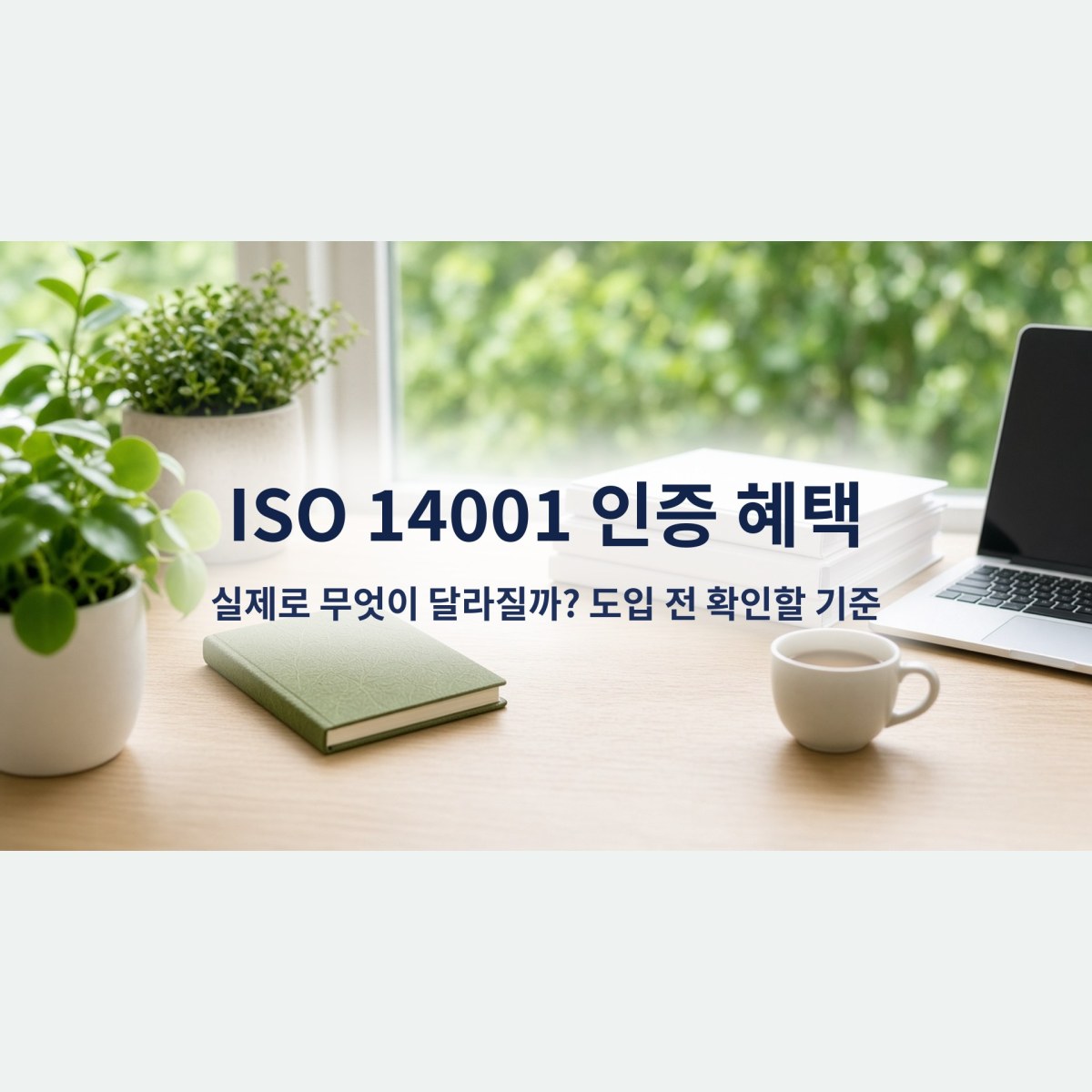 ISO 14001 인증 혜택, 실제로 무엇이 달라질까? 도입 전 확인할 기준