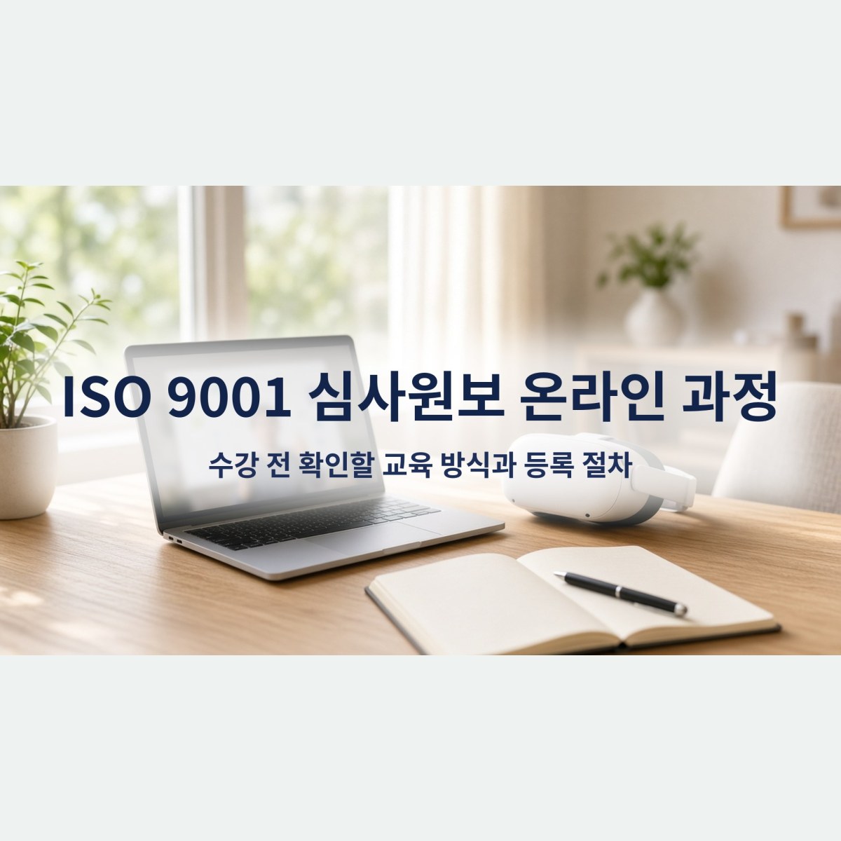 ISO 9001 심사원보 온라인 과정, 수강 전 확인할 교육 방식과 등록 절차