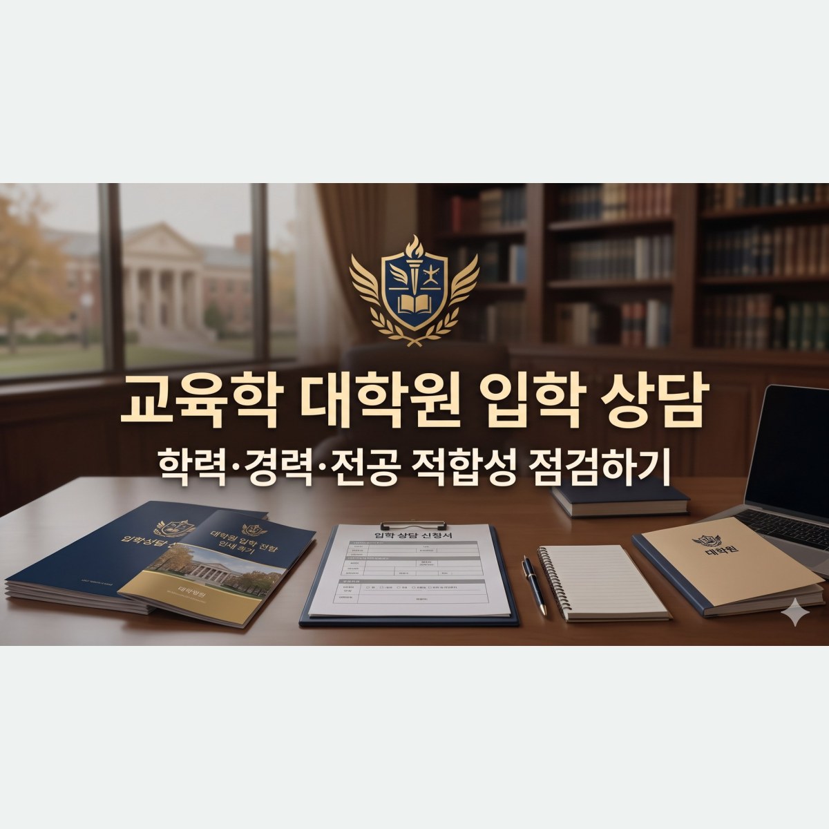 교육학 대학원 입학 상담, 학력·경력·전공 적합성 점검하기