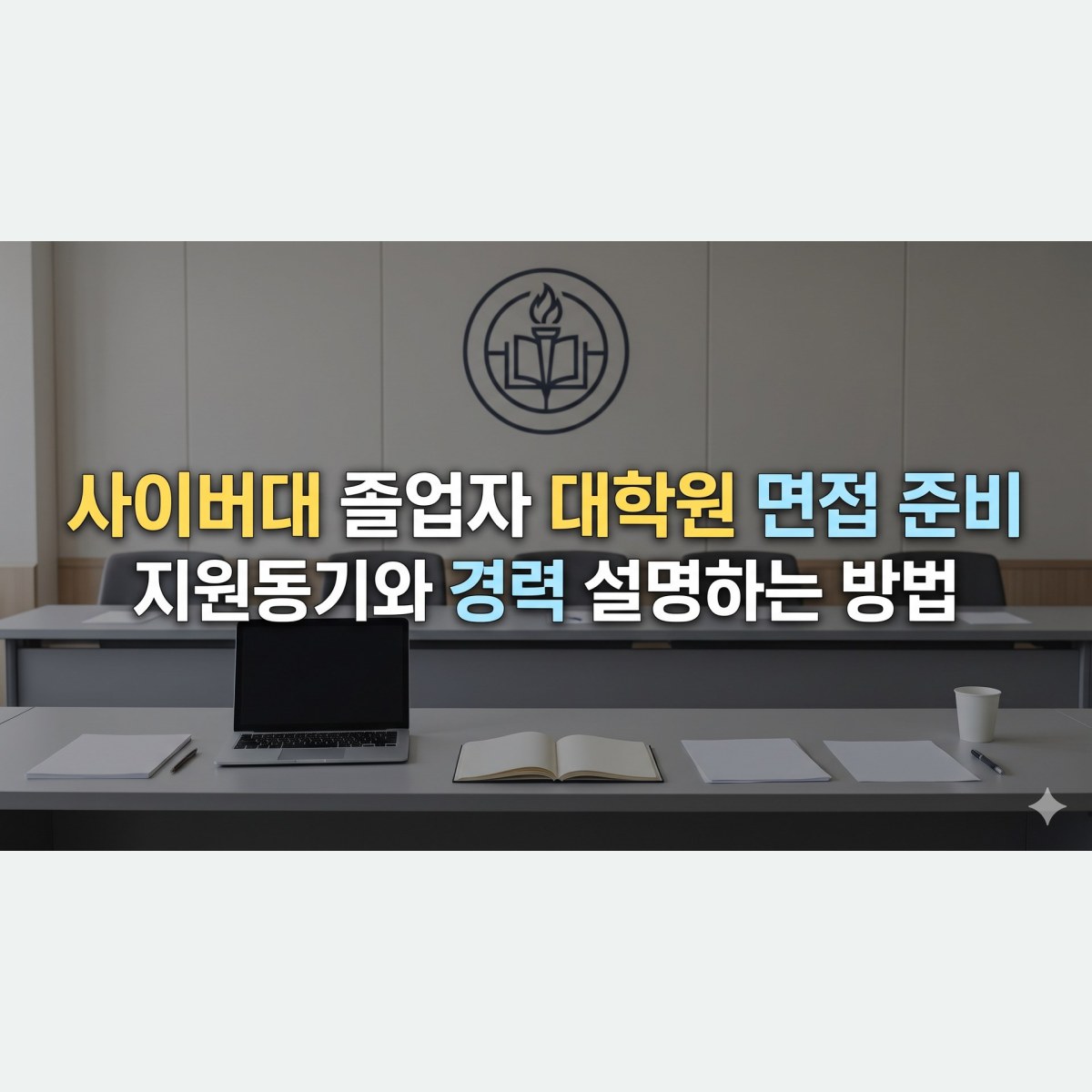 사이버대 졸업자 대학원 면접 준비, 지원동기와 경력 설명하는 방법