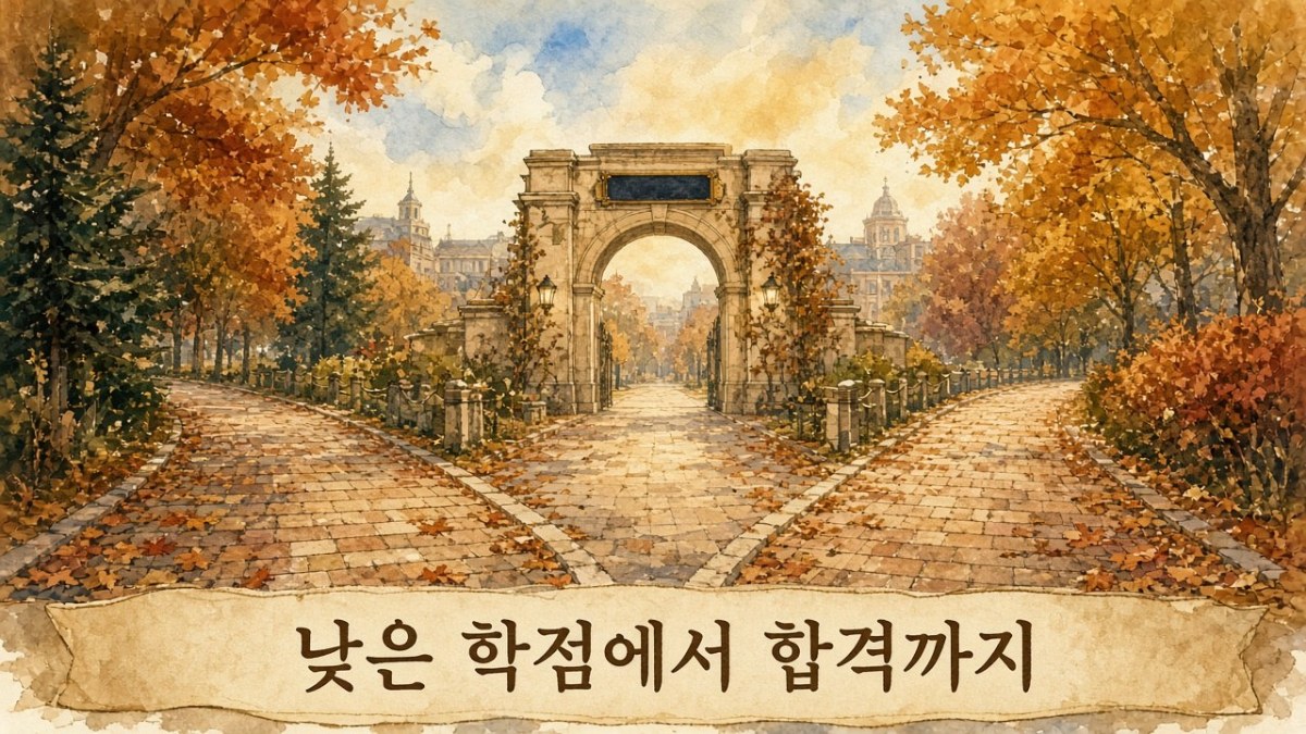 대학원 진학 전략 핵심 기준 인포그래픽