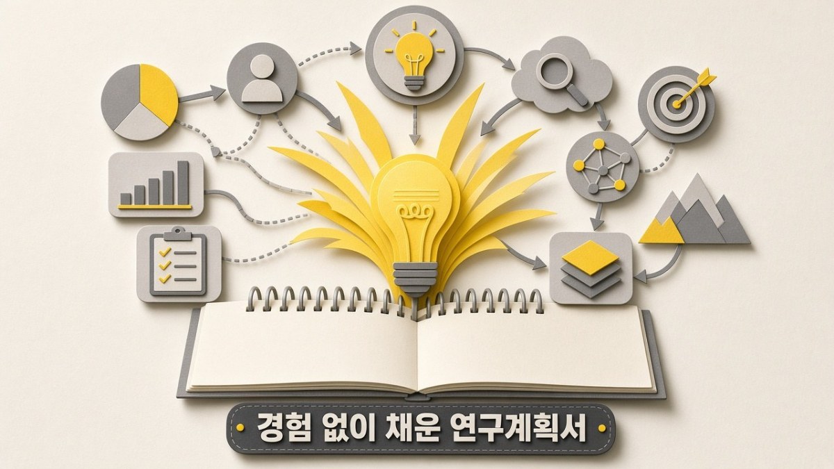 대학원 연구계획서 핵심 기준 인포그래픽