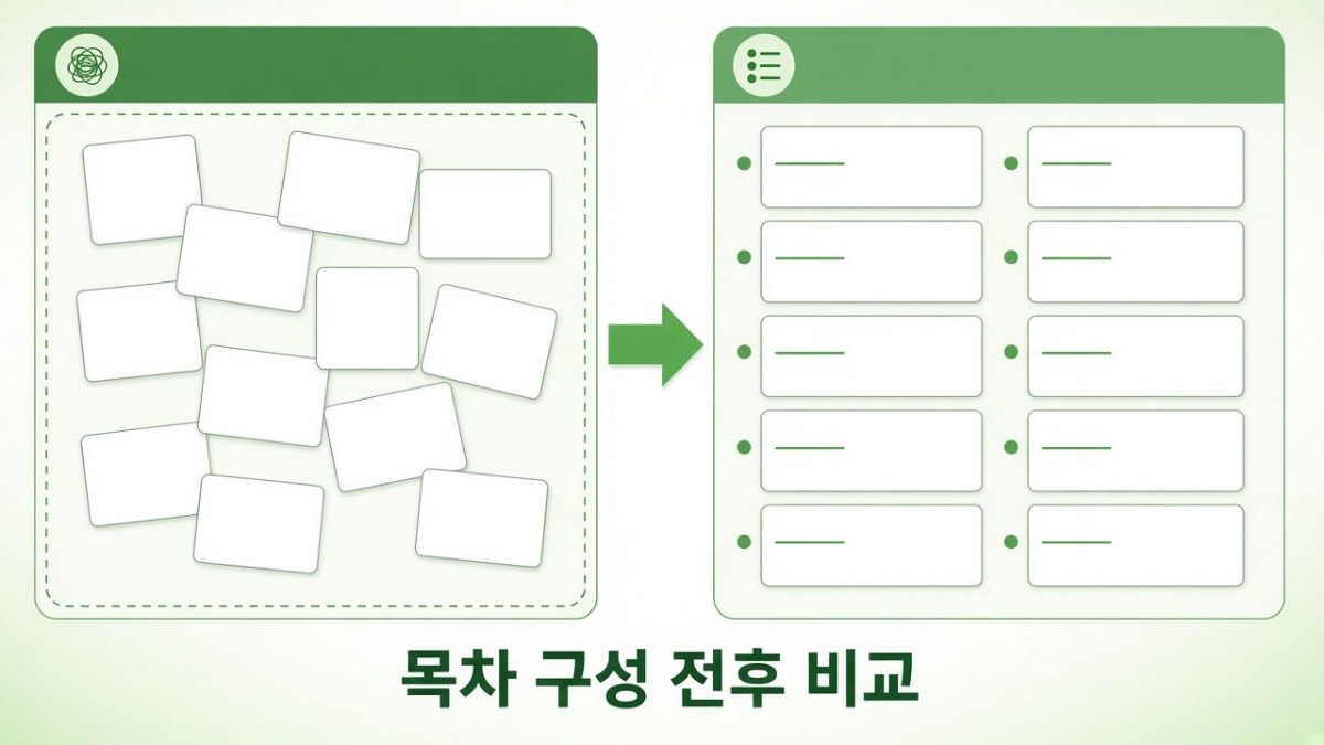 석사논문 논문 목차 구성 핵심 기준 인포그래픽