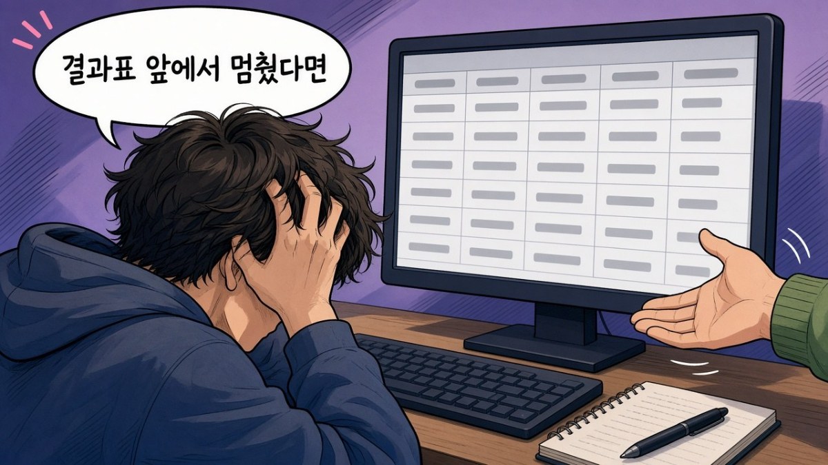 석사논문 통계분석 핵심 기준 인포그래픽