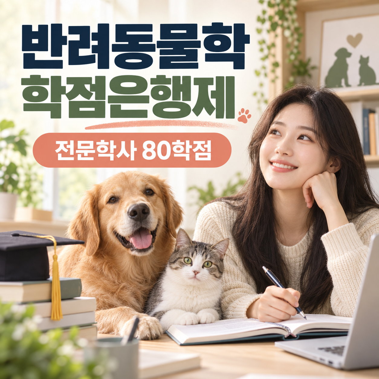 반려동물학 학점은행제, 대학 안 가고 2년제 학력 갖추는 방법