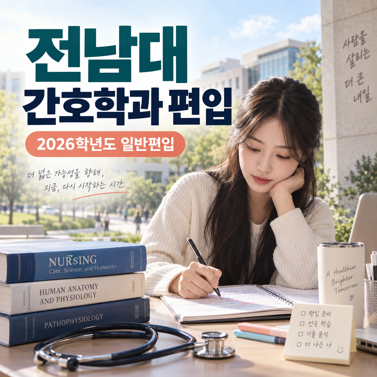 전남대 간호학과 편입, 고졸은 어떻게 준비할까?