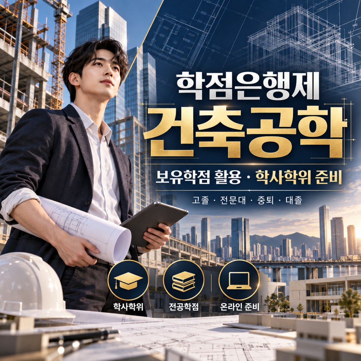 학점은행제 건축공학, 다시 대학 갈 필요 있을까? 보유학점 살려 학사 만드는 순서