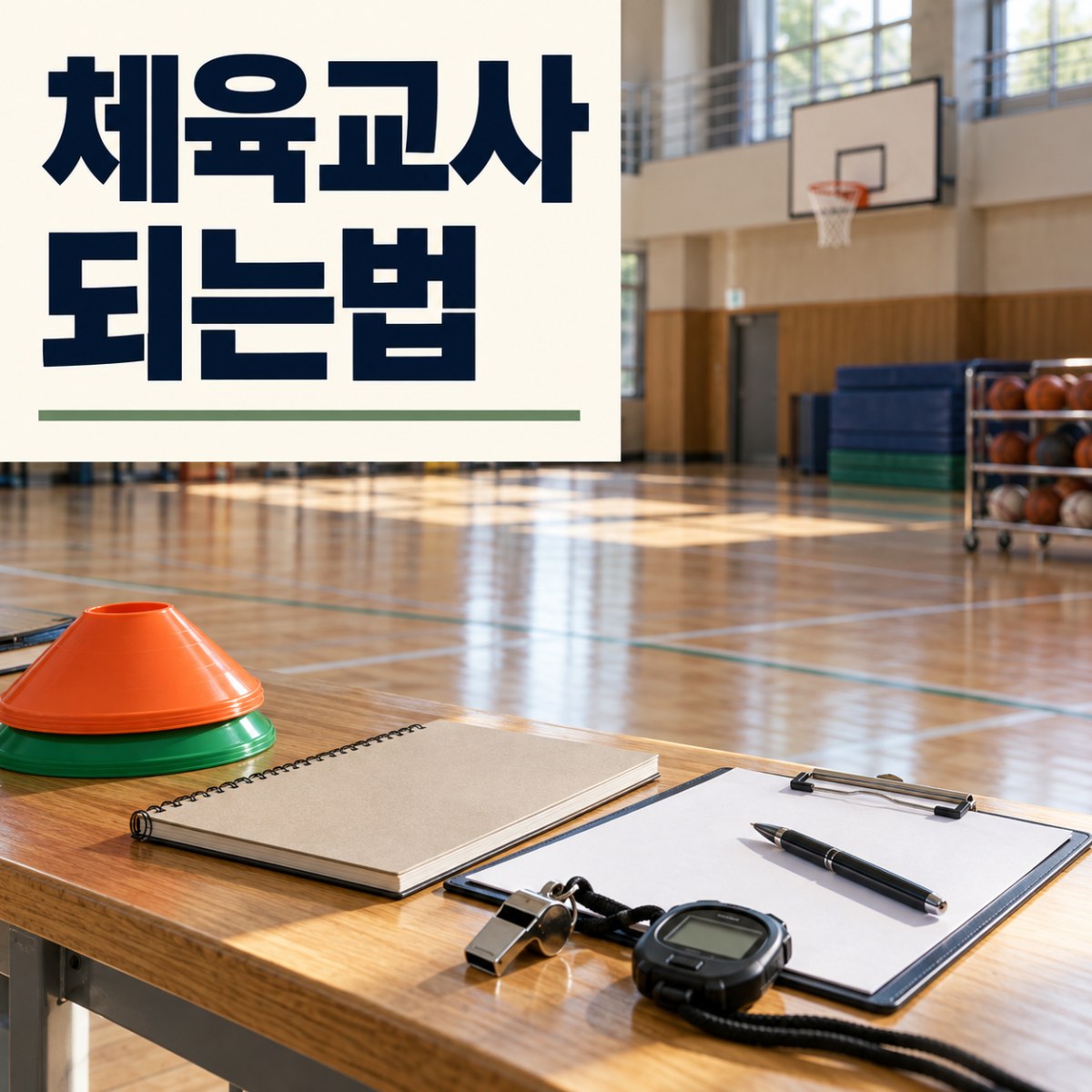 체육교사 되는법 비전공자 준비과정 총정리