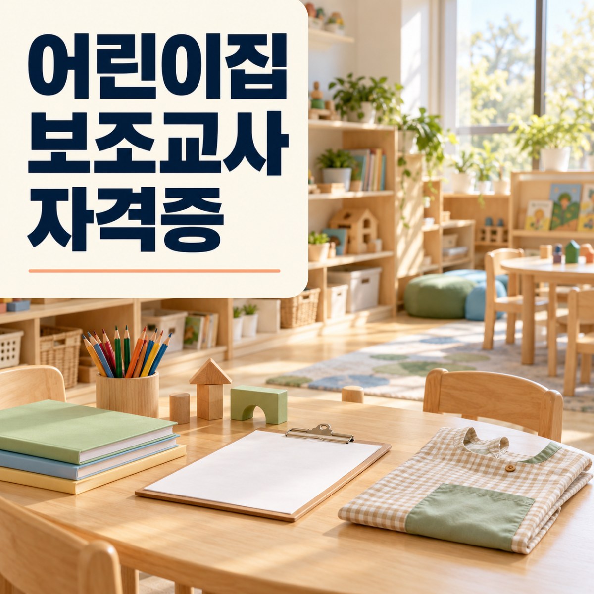 어린이집 보조교사 자격증 온라인으로 준비할 수 있을까?