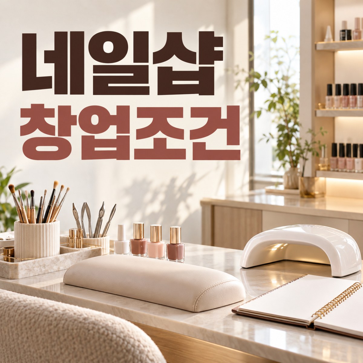 네일샵 창업조건 자격증 없이도 준비하는 방법