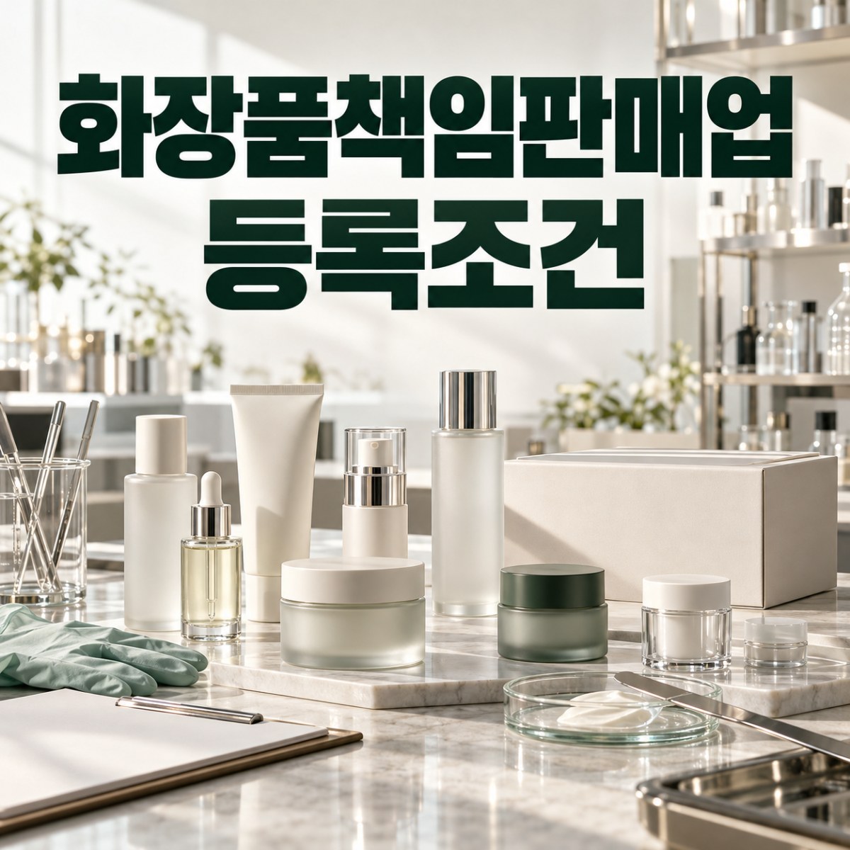 화장품책임판매관리자 조건 비전공자는 어떻게 준비할까?