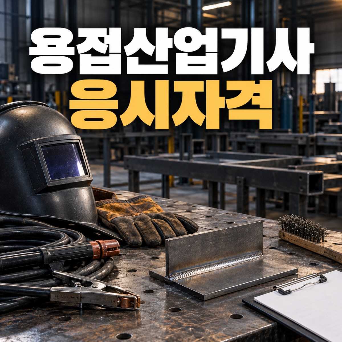 용접산업기사 응시자격 경력 없어도 준비하는 방법