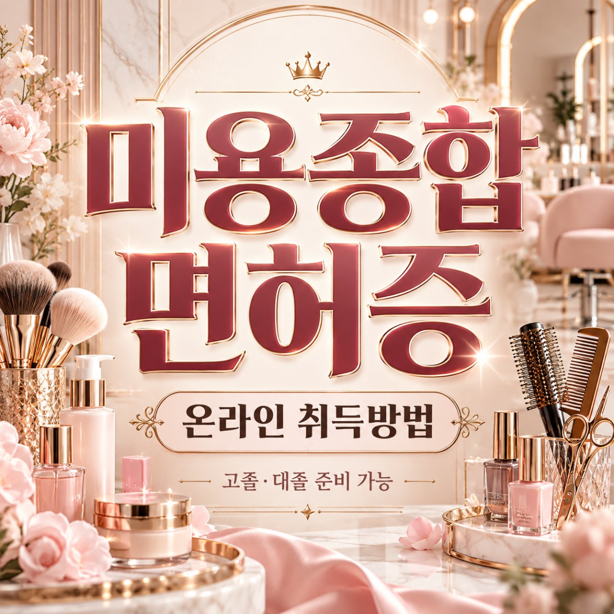 미용종합면허증 고졸 취득방법, 학점은행제로 온라인 준비하는 법