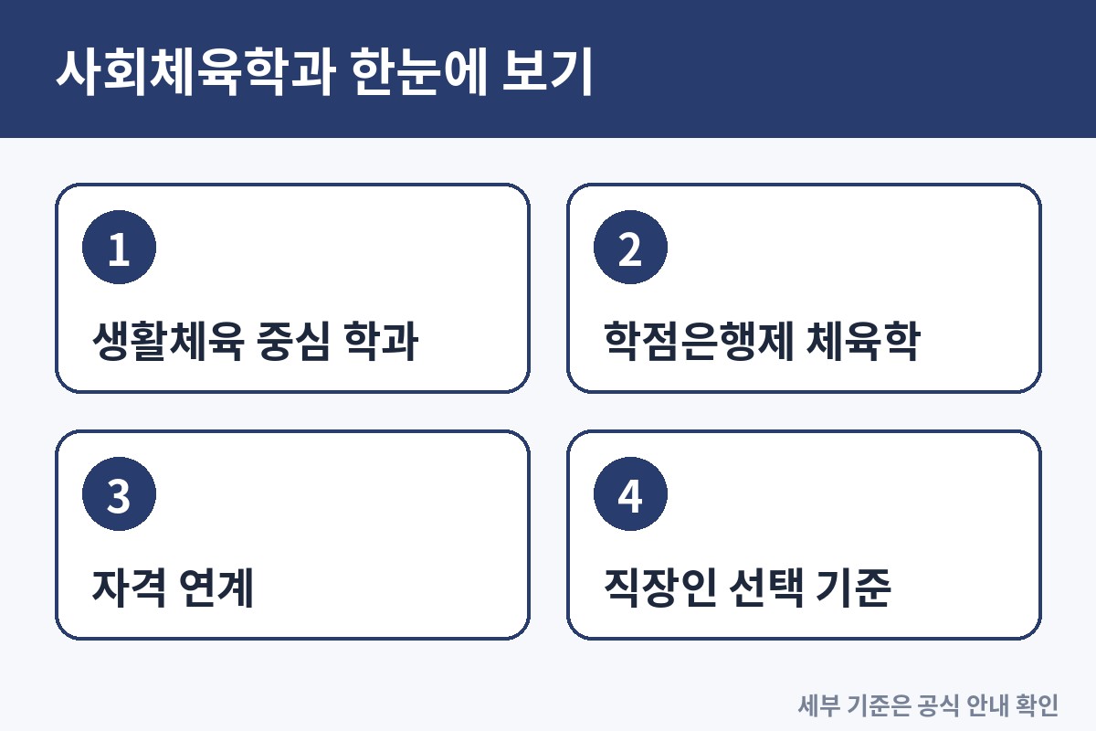 사회체육학과 진학과 학점은행제 체육학, 어떤 길이 맞을까?