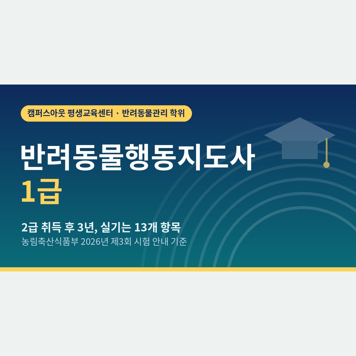 반려동물행동지도사 1급, 2급과 응시자격·실기 항목은 무엇이 다를까