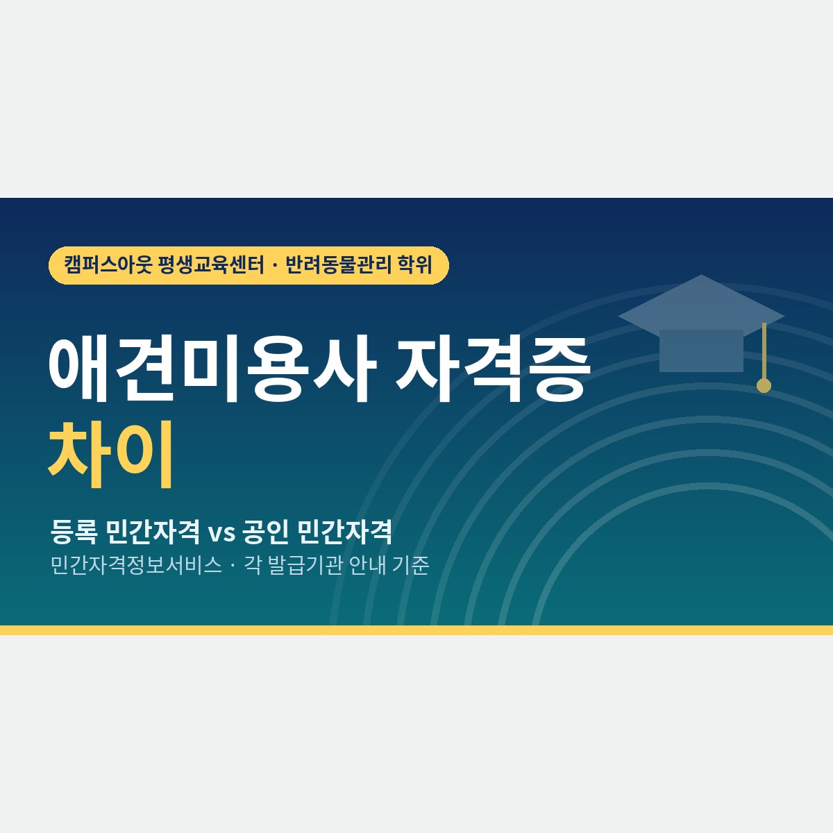 애견미용사 자격증 차이, 등록 민간자격과 공인 민간자격부터 구분하세요