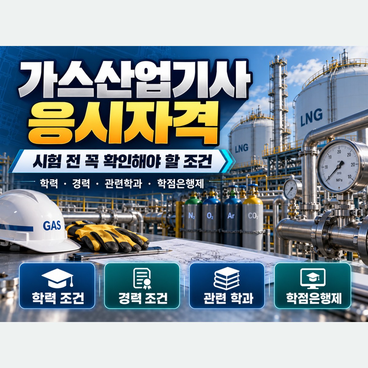 가스산업기사 응시자격, 기능사 취득 후 1년 경력은 어떻게 계산할까