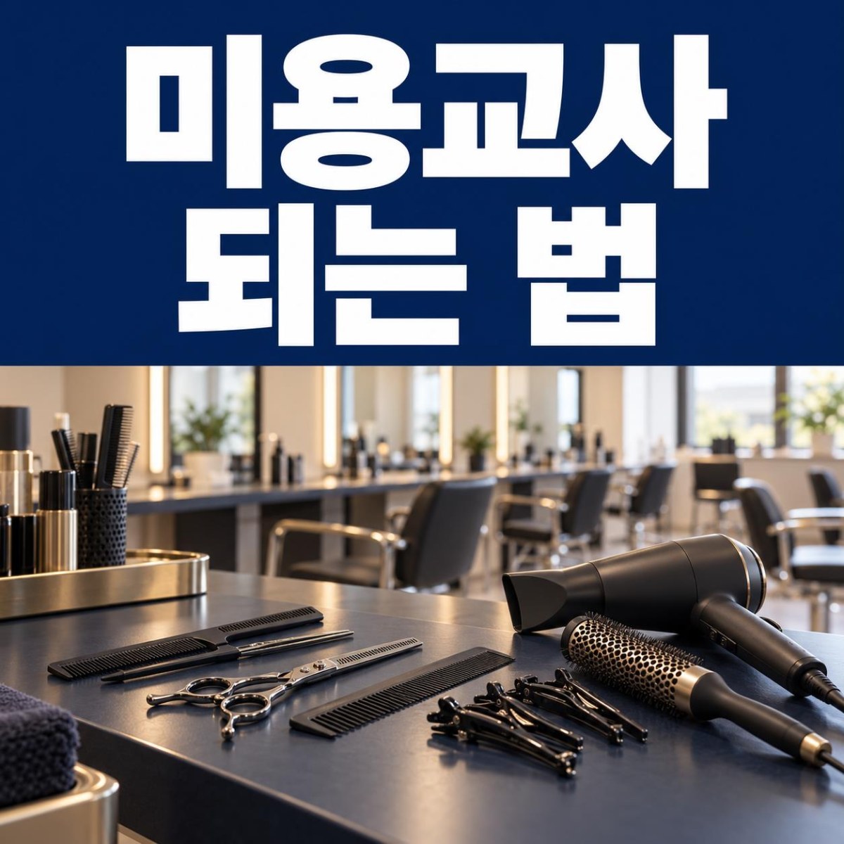 미용교사 되는 법, 학점은행제 미용학사 취득부터 교육대학원까지
