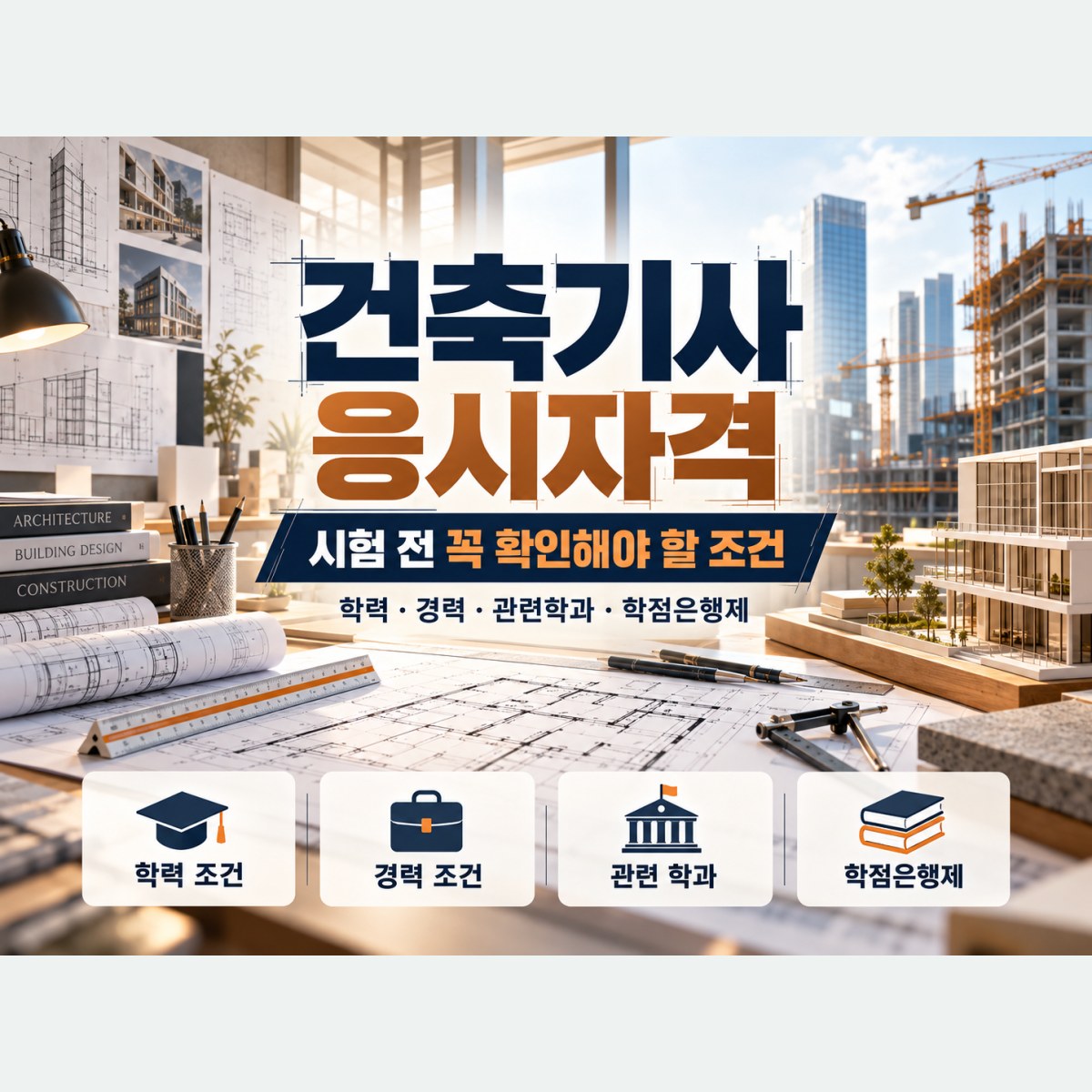 건축기사 응시자격, 건축학과 졸업이 필수인지 확인해야 하는 이유