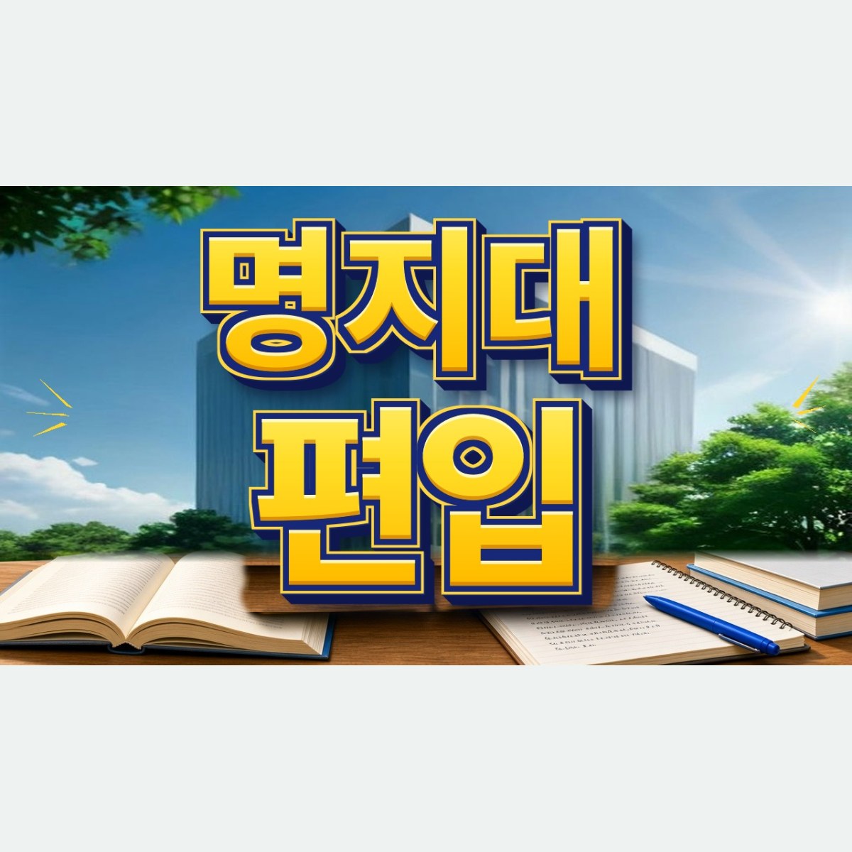 학점은행제로 명지대학교 편입, 70학점 지원자격·영어 수학 필기고사 100%·모집인원·일정 총정리