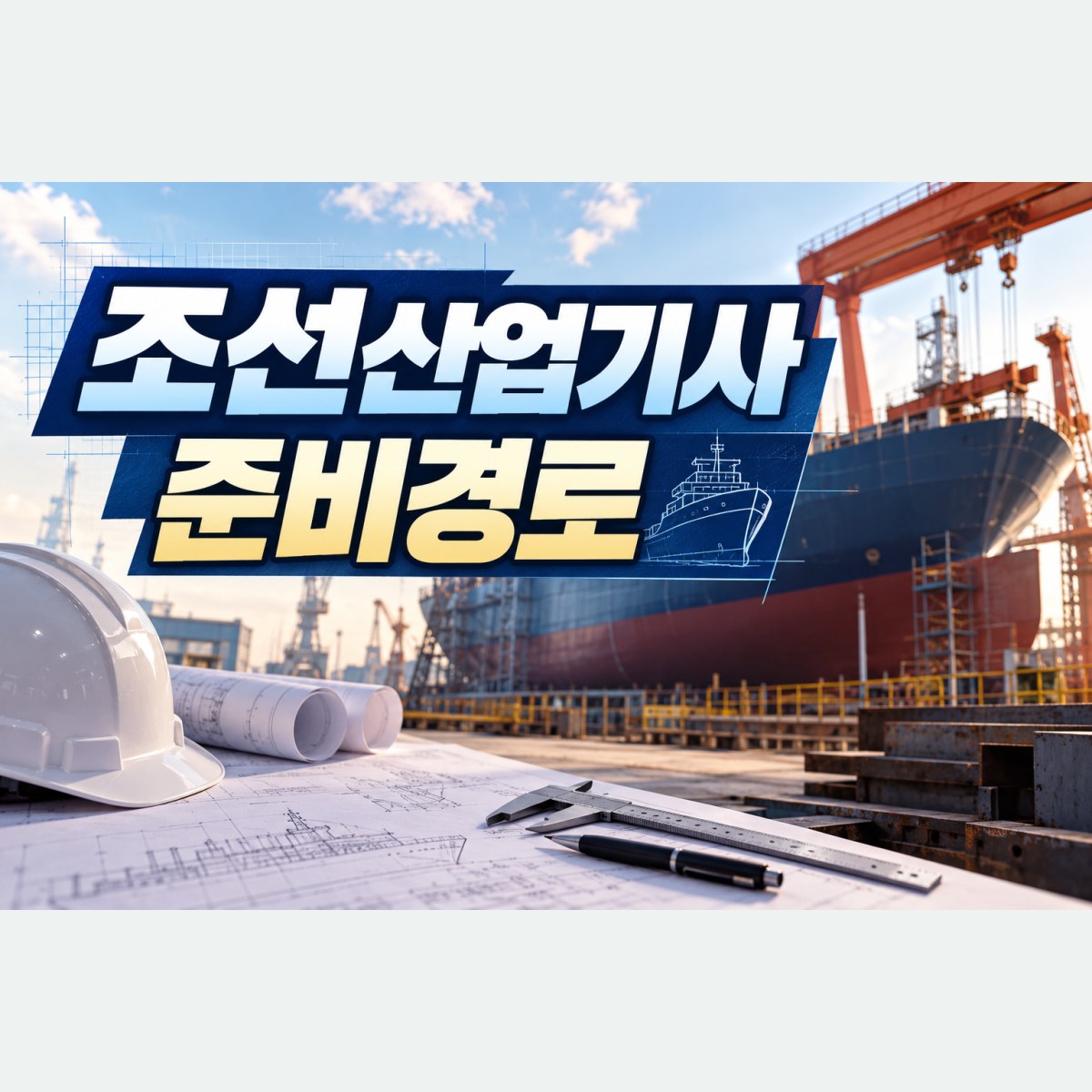 조선산업기사 준비경로, 조선소 협력업체 근무자는 어떤 경력서류를 준비할까