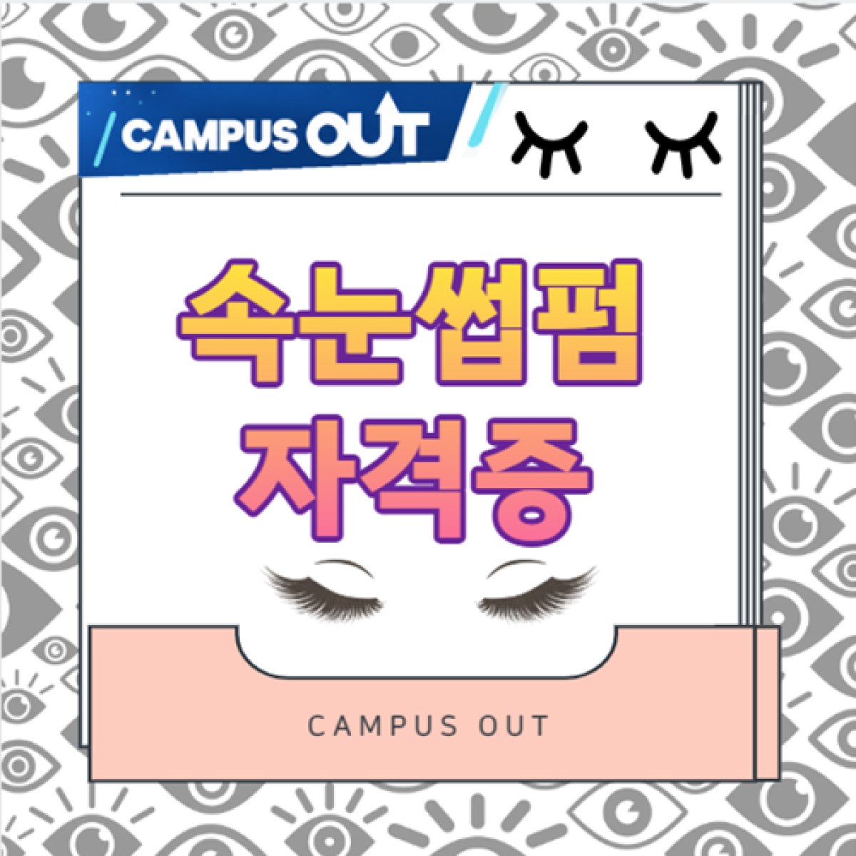 속눈썹펌자격증 취득 전 확인할 것, 민간 수료증과 창업 면허의 차이