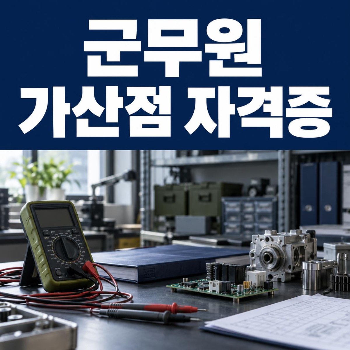 군무원 가산점 자격증, 고졸도 41학점으로 산업기사 준비하는 방법