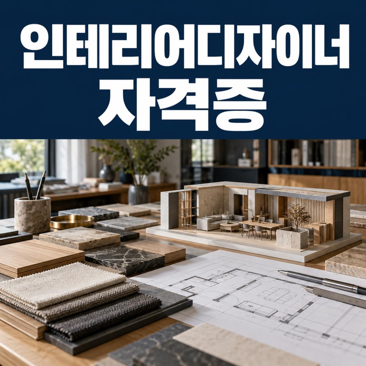 인테리어디자이너 자격증, 고졸도 41학점으로 산업기사 준비하는 방법