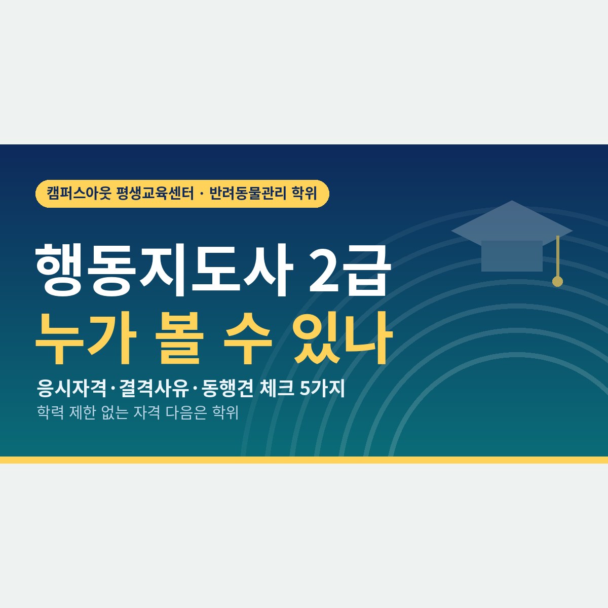 만 18세면 정말 누구나일까, 반려동물행동지도사 2급 응시자격 체크리스트 5가지