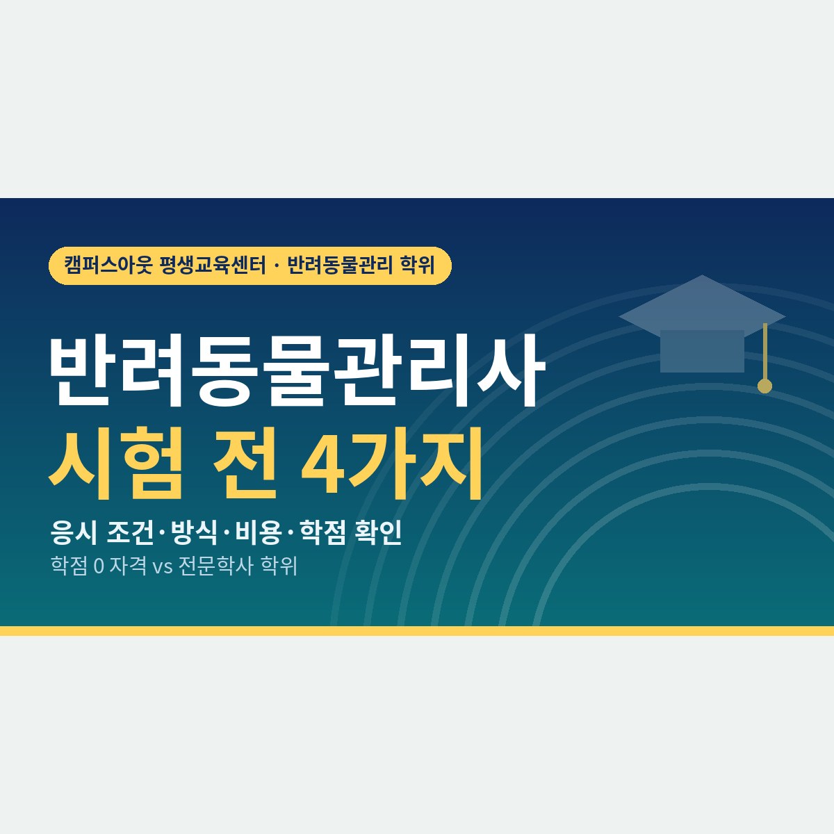 온라인 시험 한 번이면 끝? 반려동물관리사 자격증 시험 전에 확인할 네 가지