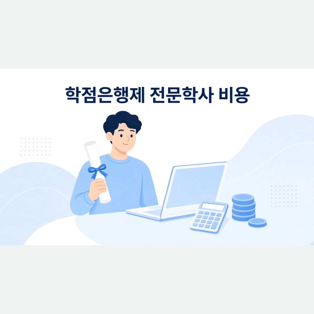 학점은행제 전문학사 비용, 2년제 80학점 기준으로 항목별 계산하기