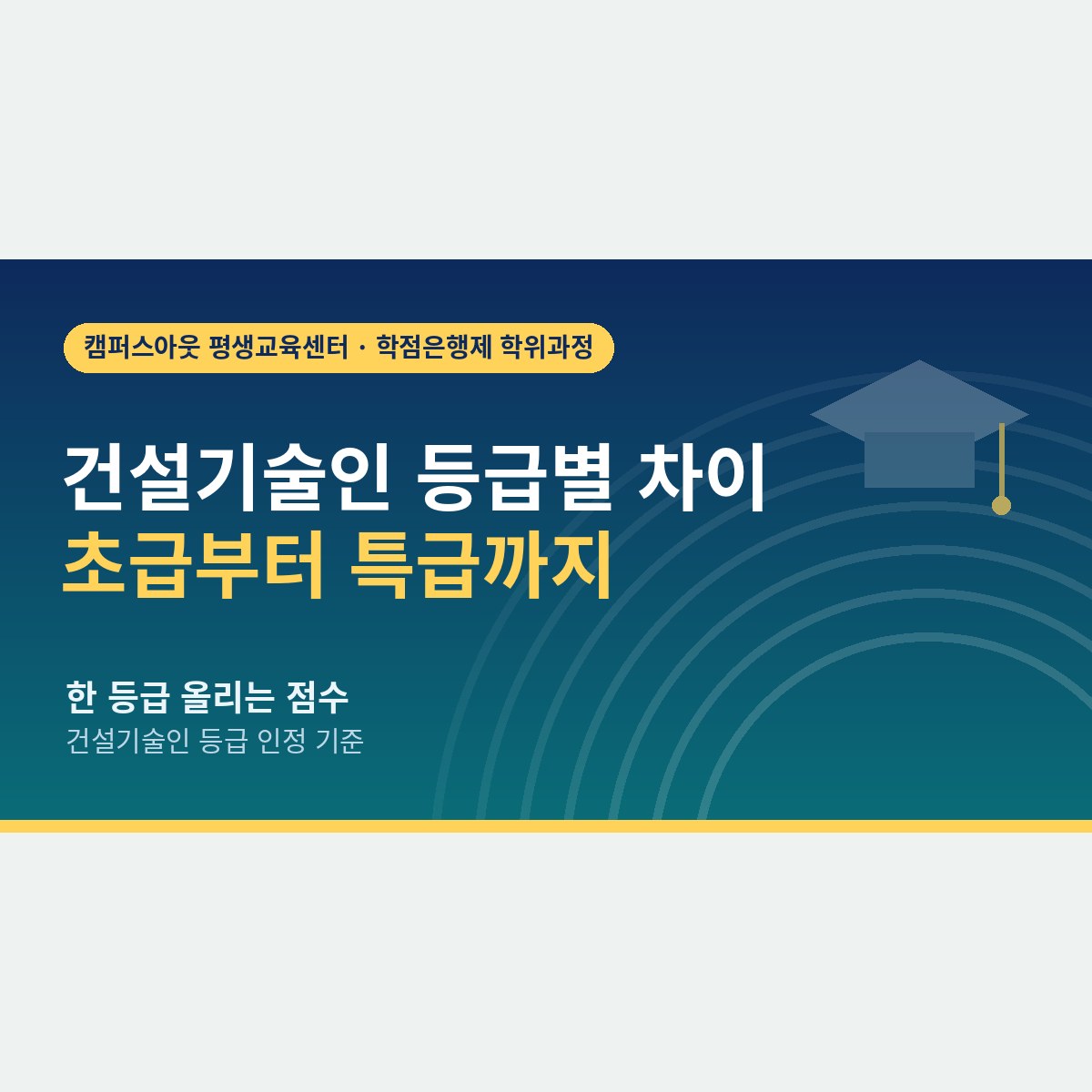 같은 현장, 다른 역할: 건설기술인 등급별 차이와 한 등급 올리는 데 필요한 점수