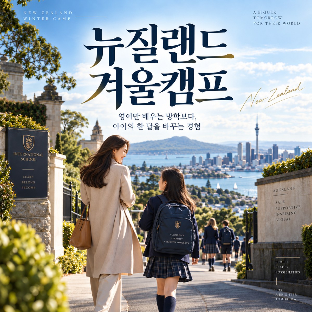 뉴질랜드 겨울캠프, 영어만 배우는 방학보다 아이의 한 달을 바꿔보는 방법