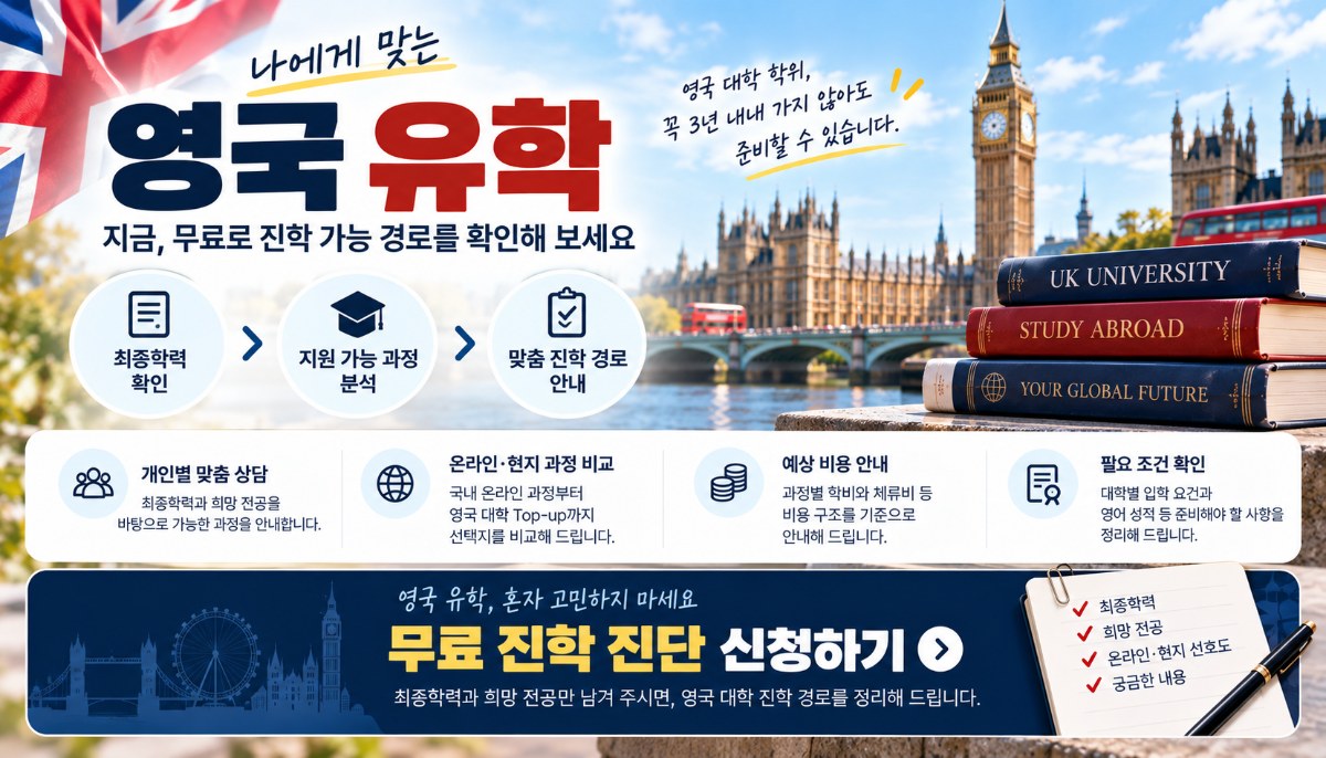 영국 유학 비용 비교